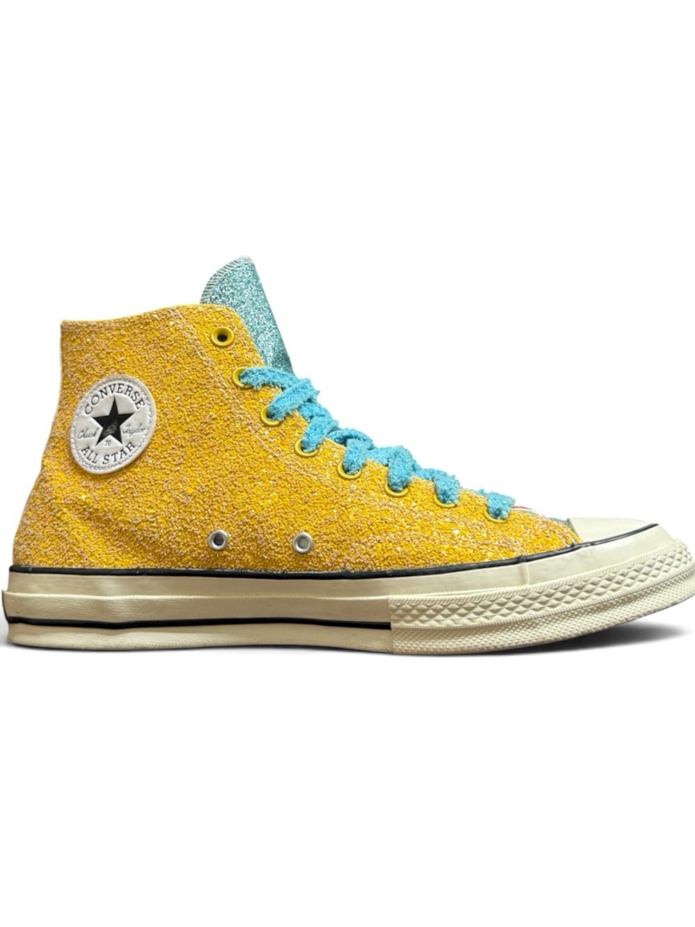 CONVERSE X JW ANDERSON Glitter Pack Cherry Sulfur High Top Sneakers Sz 11M/13W